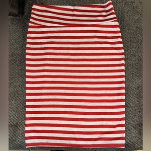 LuLaRoe Cassie Striped Skirt